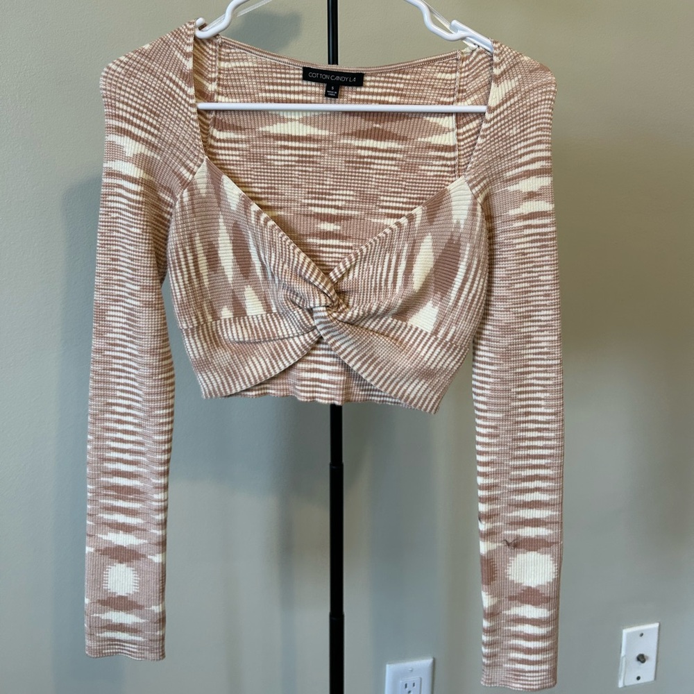 Long Sleeve Crop Top